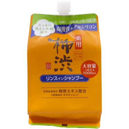 Shikiori Medicinal Persimmon Shibu Rinse-in-Shampoo Refill Large Capacity 1000ml