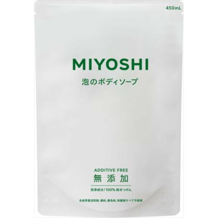 Additive-free foam body soap refill