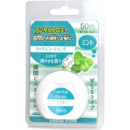 Clean between your teeth with dental floss. Senka Mint OE-806