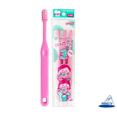 06-229P Children's toothbrush 3 pieces pink