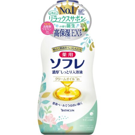 Medicated Sofre Rich Moist Bath Liquid Relaxing Soap Scent 480ml