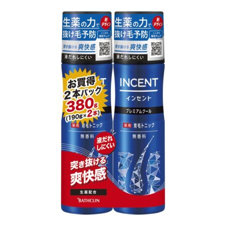 Эмийн найрлагатайHair Growth Tonic, Fragrance-Free, Premium Cool, 190g Pair Pack