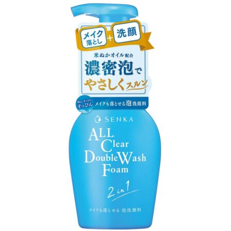 Senka Foam Cleanser that can also remove makeup