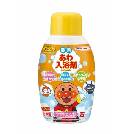 Medicated bubble bath salts bottle type Anpanman