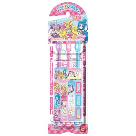 Children's toothbrush set of 3 - Kimi to Idol PreCure笙ｪ