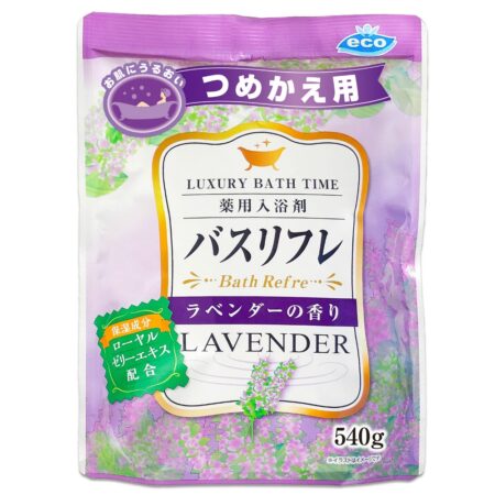 Bath Refre Medicated bath salts Refill Lavender Scent R540G