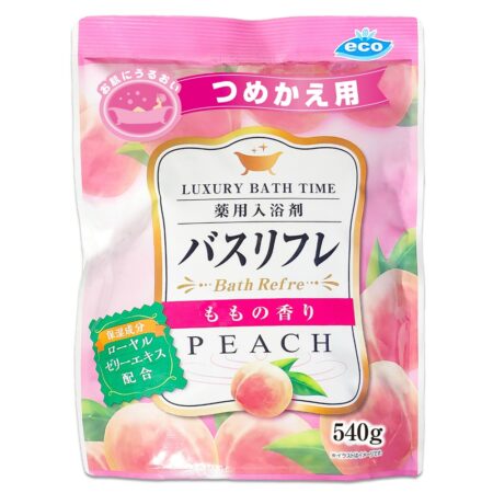 Bath Refre Medicated bath salts Refill Peach Scent R540G