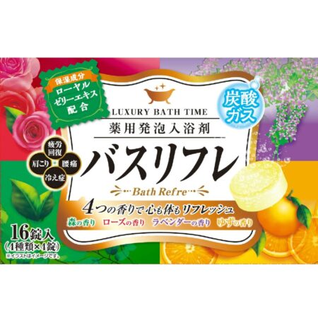 Bath Refre Medicated Foaming bath salts 16 tablets
