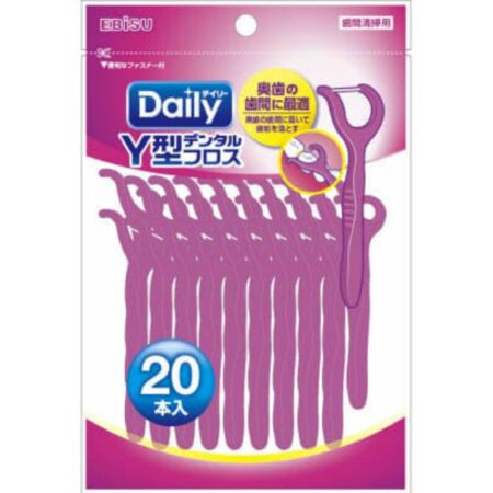 Y-shaped dental floss, pack of 20