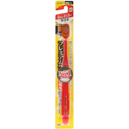 B-3601M Premium Care Toothbrush, 6 Rows, Regular, Medium