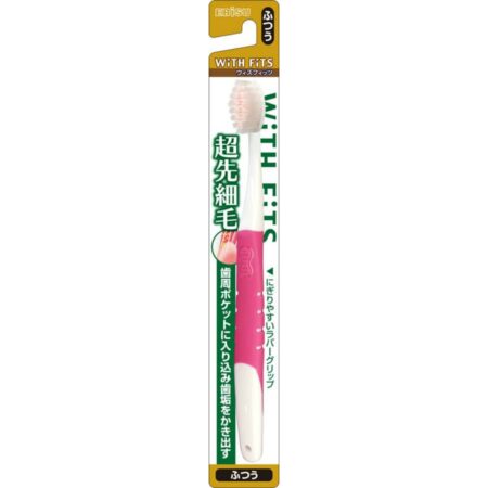 With Fits Ultra Fine Bristle Toothbrush, Regular