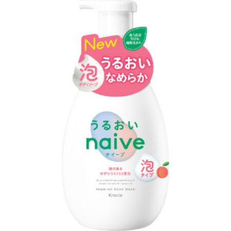 Naive Foam Body Soap (Moisturizing Type) Pump