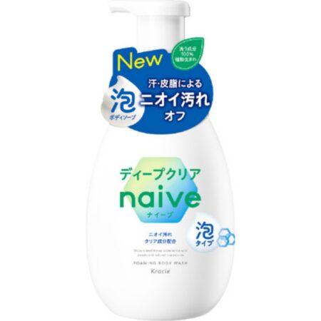 Naive Foam Body Soap (Deep Clear) Pump