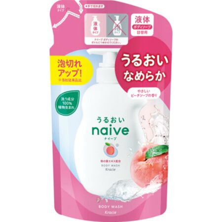 Naive Body Soap (with peach leaf extract) Refill