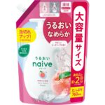 Naive Body Soap (with peach leaf extract) refill pack (2 servings)