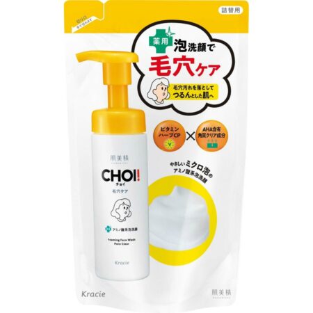 Hadabisei CHOI Medicated Foam Face Wash Skin and Pore Care Refill