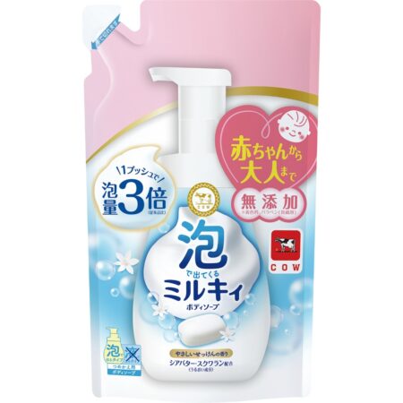 Milky foam body soap with a gentle soapy scent Refill