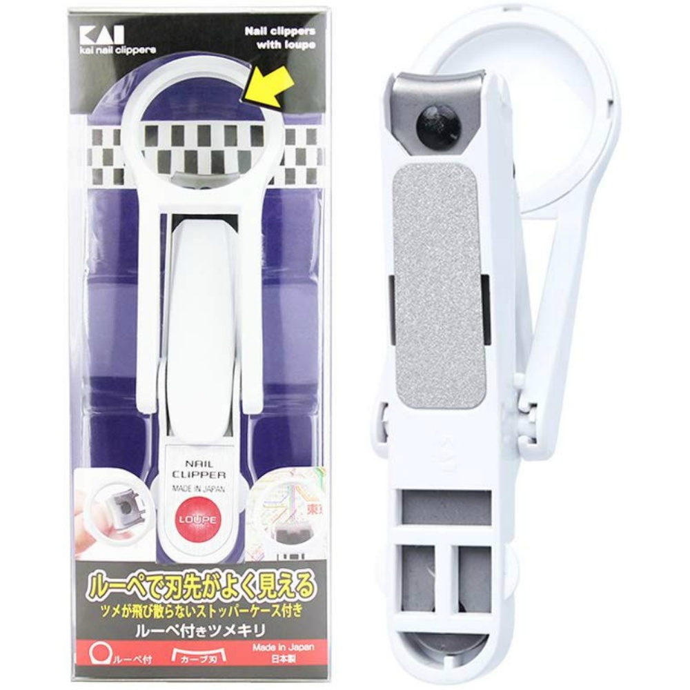 KE0301 DF Nail clipper with magnifying glass