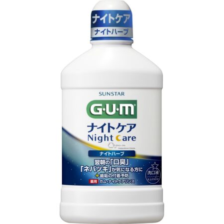 GUM Night Care Rinse [Night Herb Type] 450ML