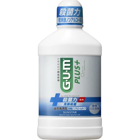 GUM PLUS Dental Rinse, Mild, Non-Alcoholic, 450ml