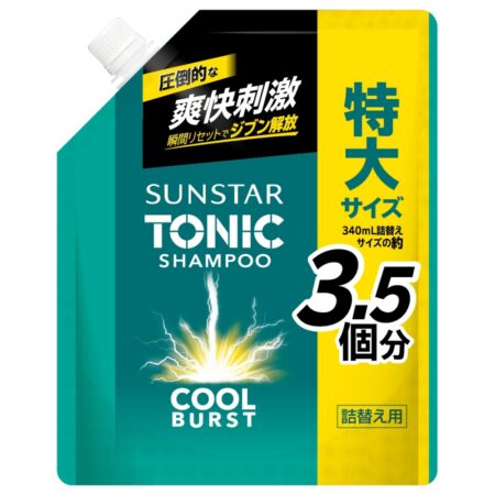 Sunstar Tonic Shampoo COOL BURST Refill