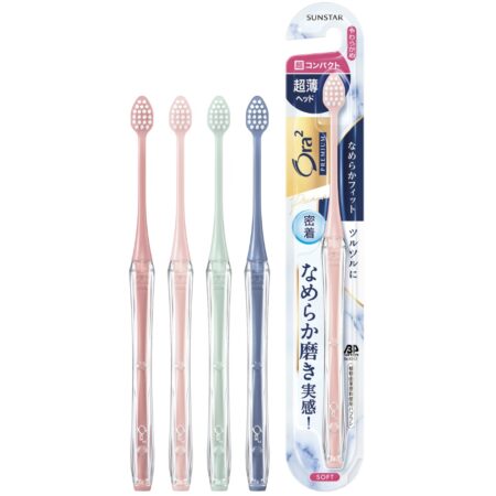 Ora2 Premium Toothbrush Smooth Fit [Ultra Compact, Soft]