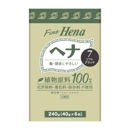 Tenstar Fine Henna 6P Soft Black 40g x 6