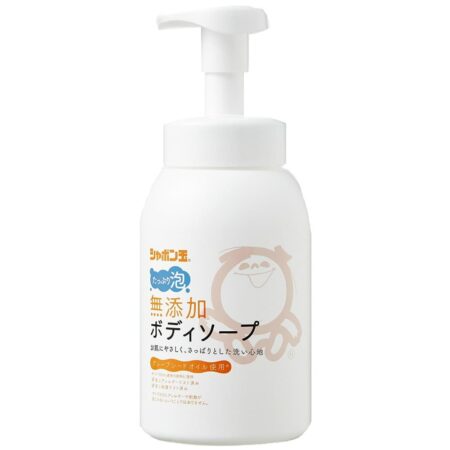 Additive-free body soap with plenty of foam