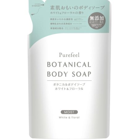 Pure Feel Botanical Body Soap White & Floral Refill 380ml