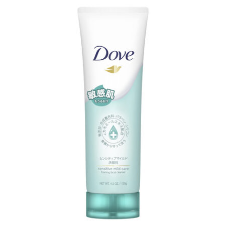 Dove Sensitive Mild Facial Cleanser 130g