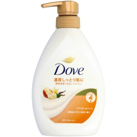 Dove Body Wash Shea Butter & Vanilla Pump 470g