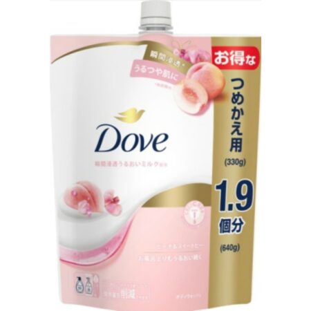 Dove Body Wash Peach & Sweet Pea Refill 640g