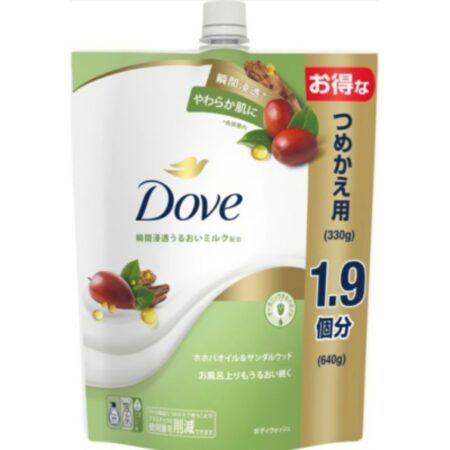 Dove Body Wash Jojoba Oil & Sandalwood Refill 640g