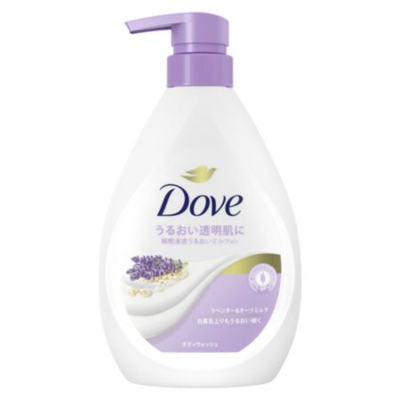 Dove Body Wash Lavender & Oat Milk Pump 470g