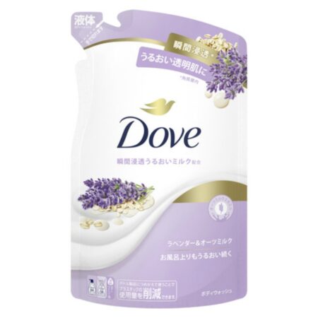Dove Body Wash Lavender & Oat Milk Refill 330g