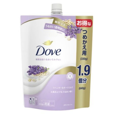 Dove Body Wash Lavender & Oat Milk Refill 640g