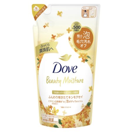 Dove Beauty Moisture Foaming Body Wash, чихэрлэг чидун жимс, Refill