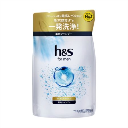 h&s formen scalp gold shampoo refill