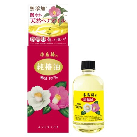 Honjima Tsubaki Pure Camellia Oil (Red Box) Large