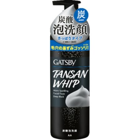 Gatsby Micro Sparkling Foam Face Wash Deep Black