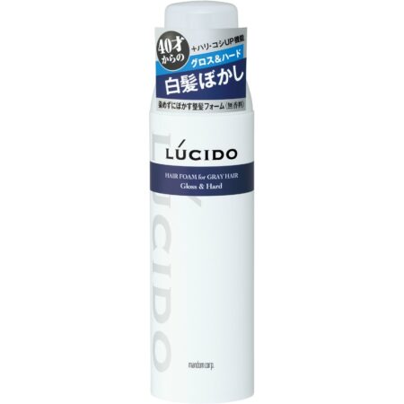 LUCIDO Hair Styling Foam for Gray Hair Gloss & Hard