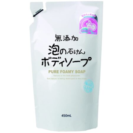 Additive-free foaming body soap refill 450ml