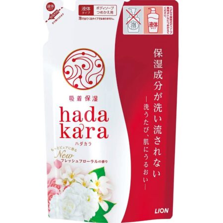 Hadakara Body Soap Fresh Floral Refill