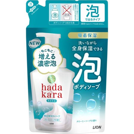 Hadakara Body Soap Foam Type Creamy Soap Scent Refill