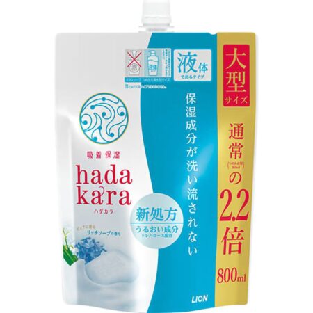 Hadakara Body Soap Refill Large 800m