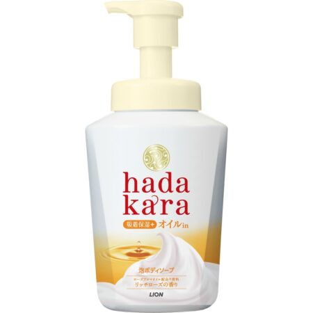 Hadakara Body Soap Foam Oil-in Type Rose Garden Scent Body