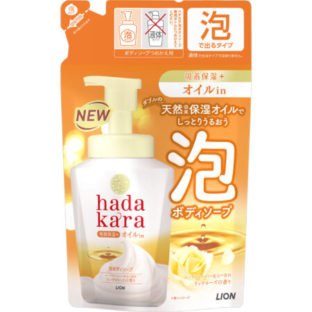 Hadakara Foam Body Soap Oil-in Refill 420M