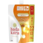 Hadakara Body Soap Oil-in Type Pure Rose Fragrance Refill Large Size