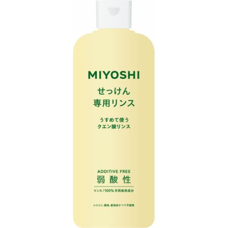 Rinse for Miyoshi additive-free soap