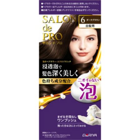 Salon de Pro Foam Hair Color Extra Rich (for gray hair) 6 <Dark Brown>